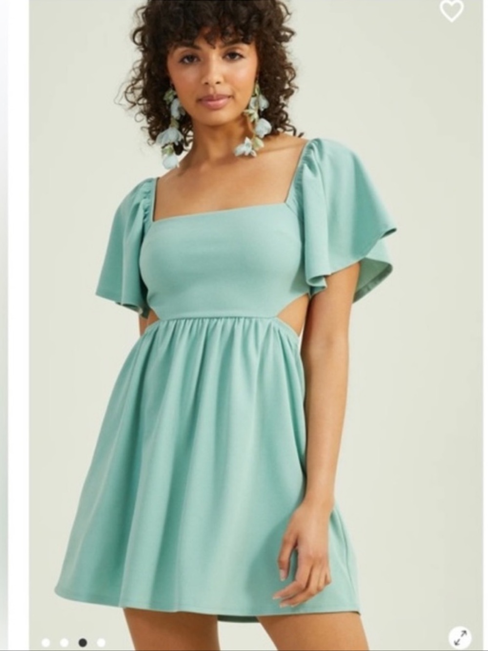 Altar’d State Dress Holland Flutter Dress